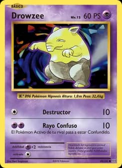 Drowzee card in Spanish