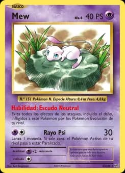 Mew card in Spanish