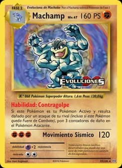 Machamp card in Spanish