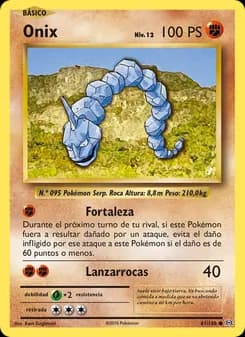 Onix card in Spanish
