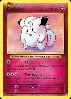 Clefairy card in Spanish