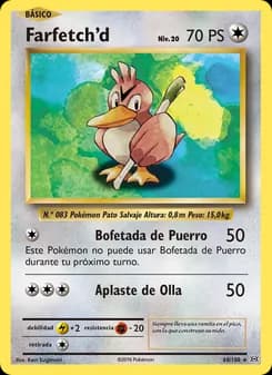 Farfetch'd card in Spanish