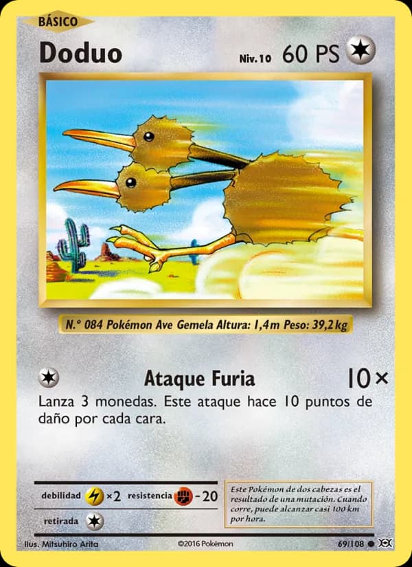Doduo card in Spanish