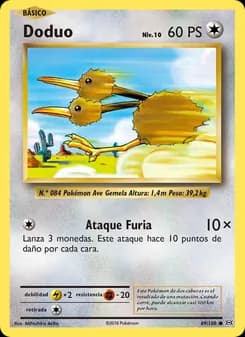 Doduo card in Spanish