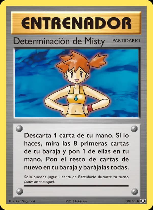 Determinación de Misty card in Spanish