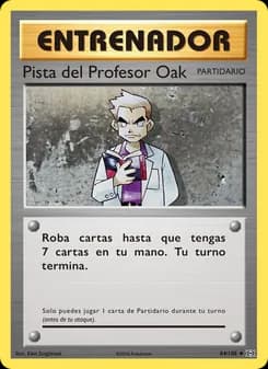Pista del Profesor Oak card in Spanish