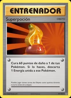 Superpoción card in Spanish