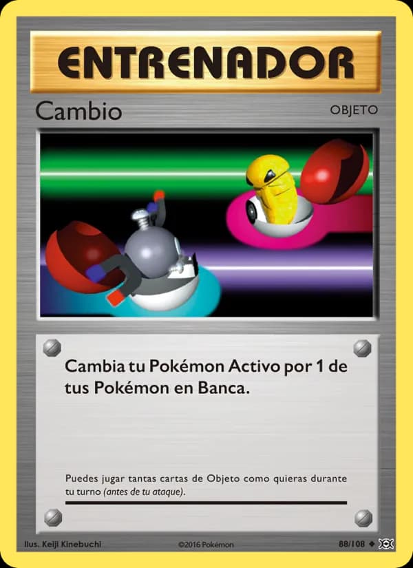 Cambio card in Spanish