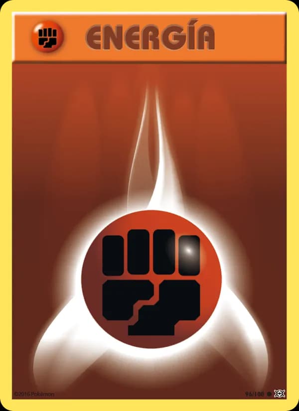 Energía Lucha card in Spanish