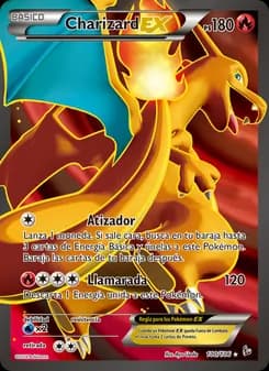 Charizard EX card in Spanish