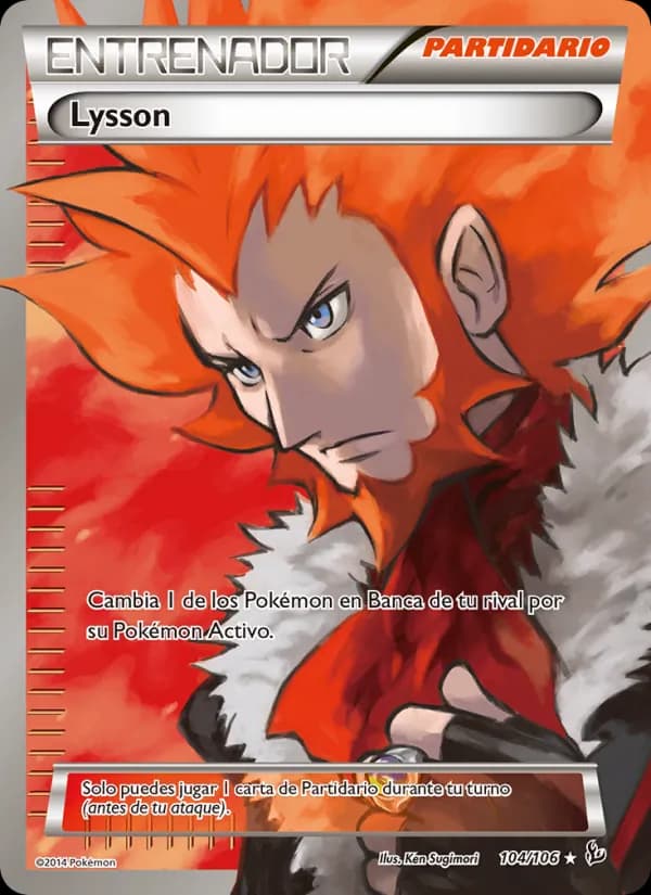 Lysson card in Spanish