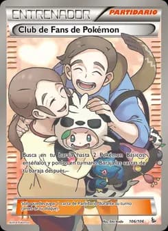 Club de Fans de Pokémon card in Spanish