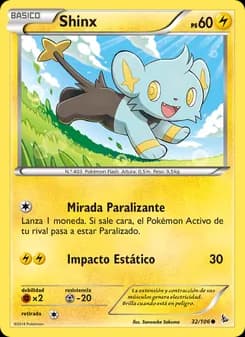 Shinx card in Spanish
