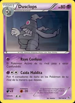 Dusclops card in Spanish