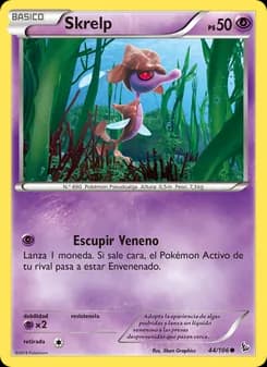Skrelp card in Spanish