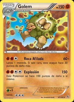 Golem card in Spanish