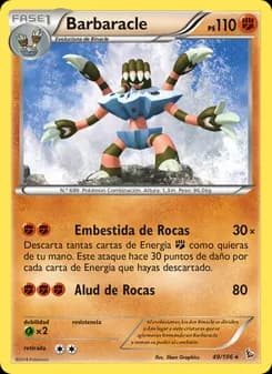 Barbaracle card in Spanish