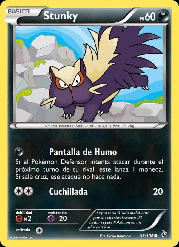 Stunky card in Spanish