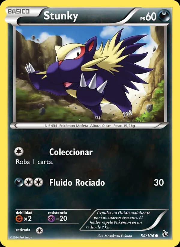 Stunky card in Spanish