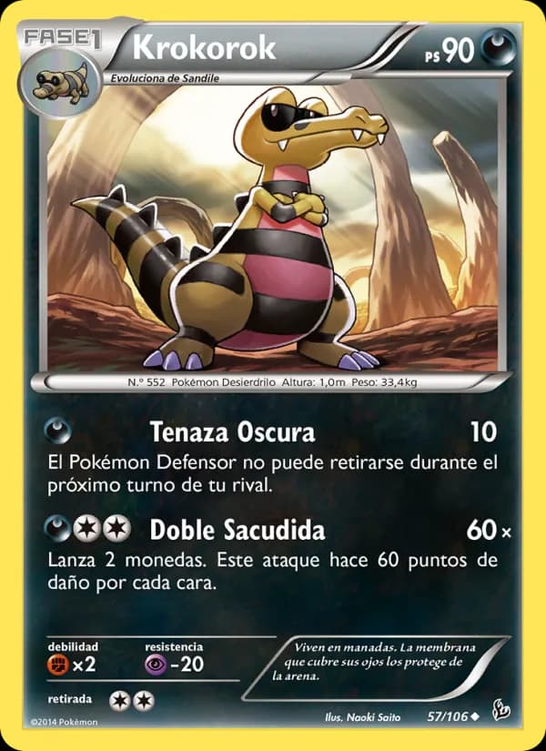 Krokorok card in Spanish