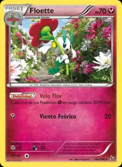 Floette card in Spanish