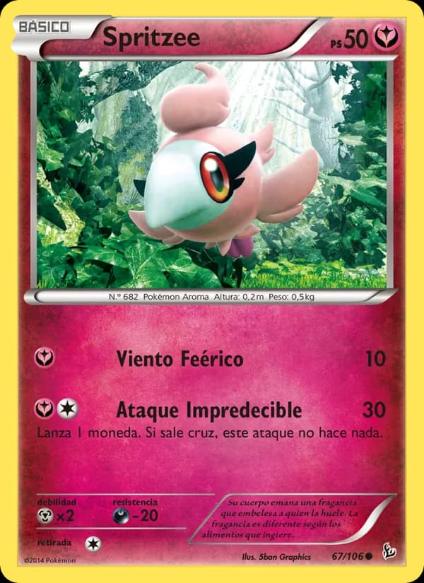 Spritzee card in Spanish