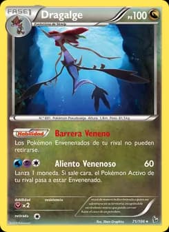 Dragalge card in Spanish