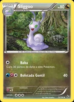 Sliggoo card in Spanish