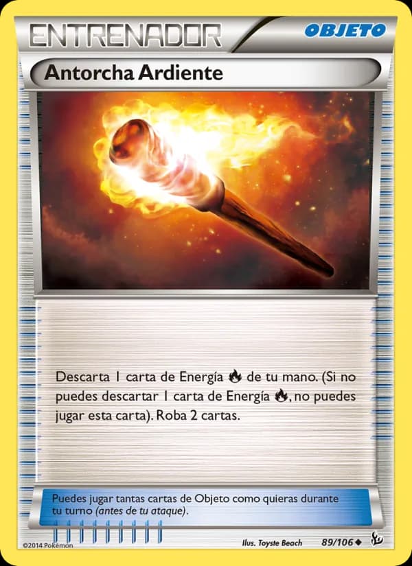 Antorcha Ardiente card in Spanish
