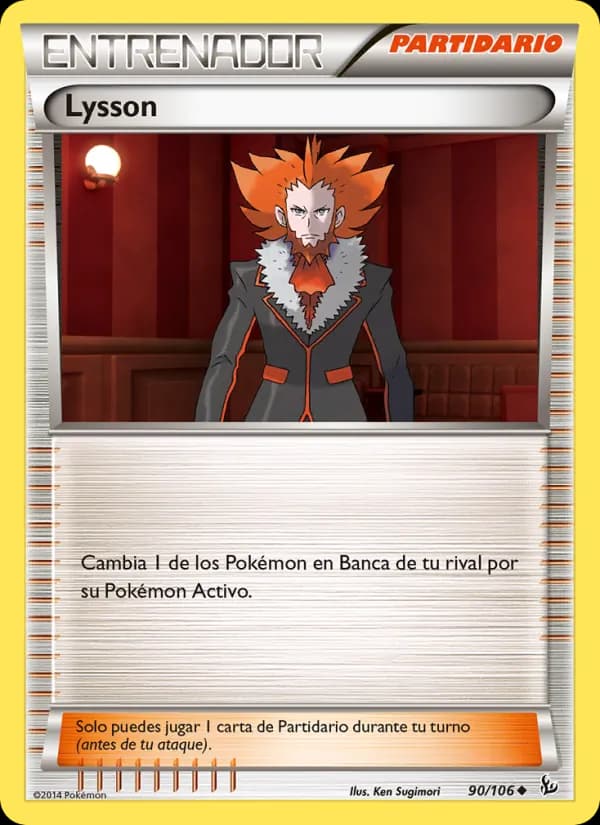 Lysson card in Spanish