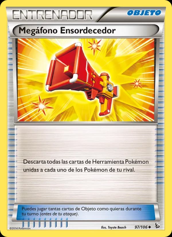 Megáfono Ensordecedor card in Spanish