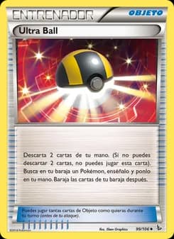 Ultra Ball card in Spanish
