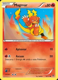Magmar card in Spanish