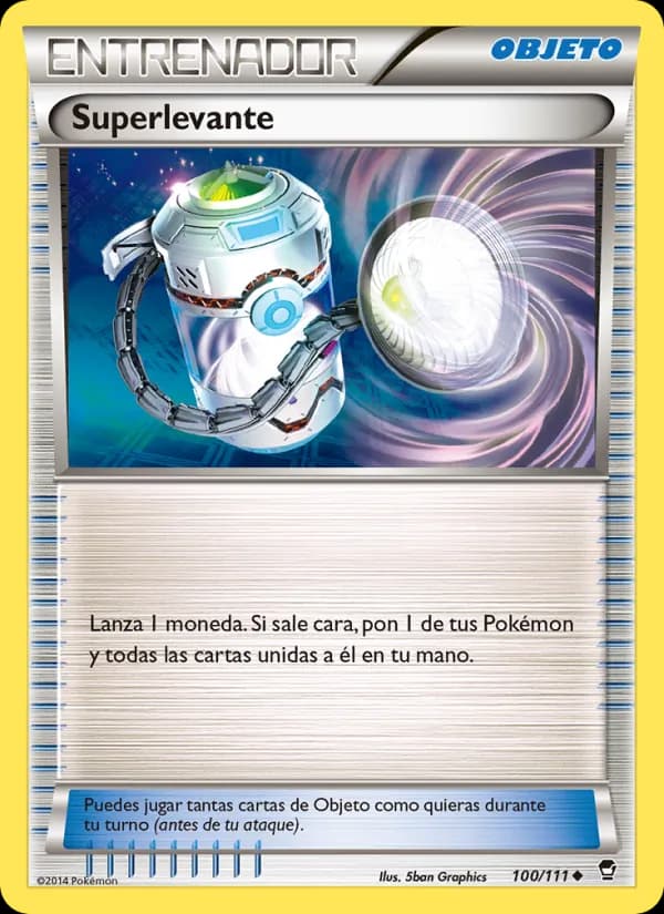 Superlevante card in Spanish