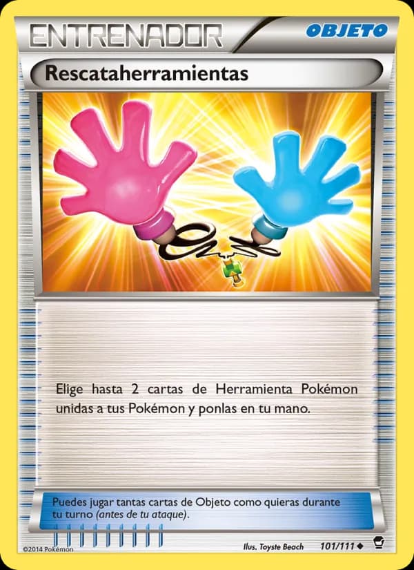 Rescataherramientas card in Spanish