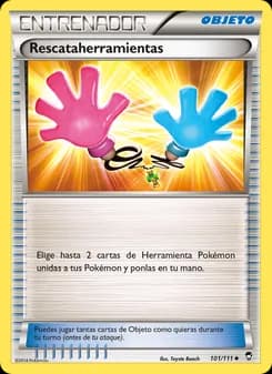 Rescataherramientas card in Spanish