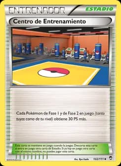 Centro de Entrenamiento card in Spanish