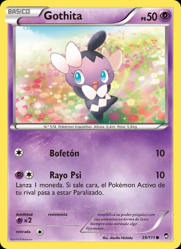 Gothita card in Spanish