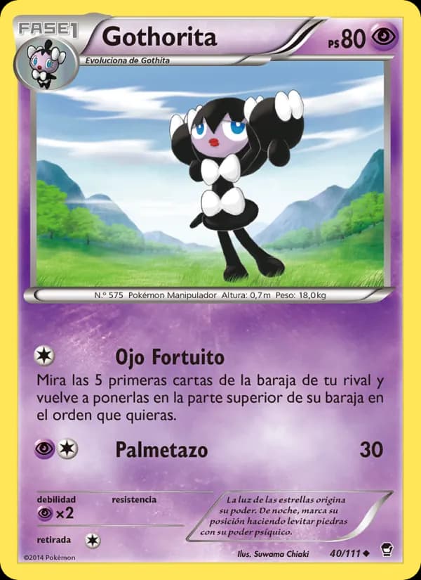 Gothorita card in Spanish