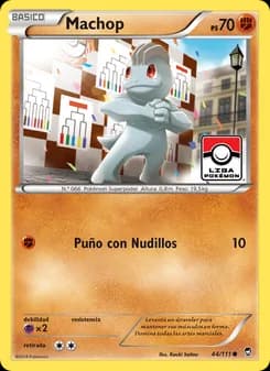 Machop card in Spanish