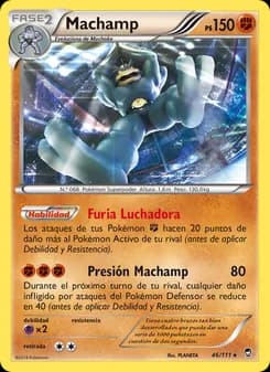 Machamp card in Spanish