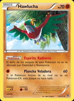 Hawlucha card in Spanish