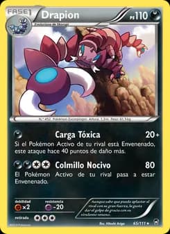 Drapion card in Spanish