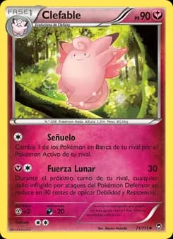 Clefable card in Spanish