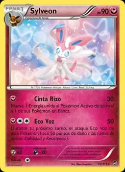 Sylveon card in Spanish