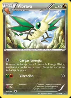 Vibrava card in Spanish