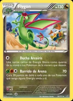 Flygon card in Spanish