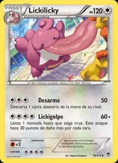 Lickilicky card in Spanish