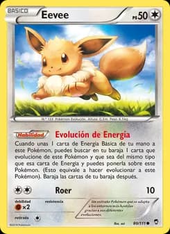 Eevee card in Spanish