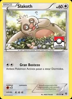 Slakoth card in Spanish